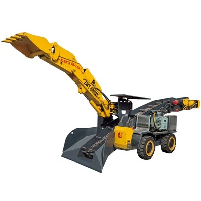 Conveyor Belt Type Mucking Loader With Tire
