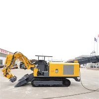Milling Machine For Coal Mine Is Equipped With Quick Coupler, And The Bucket And Milling Head Are Interchangeable During Rock Tunneling