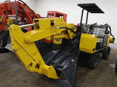 Mucking Rock Loader Combined With Shuttle Car